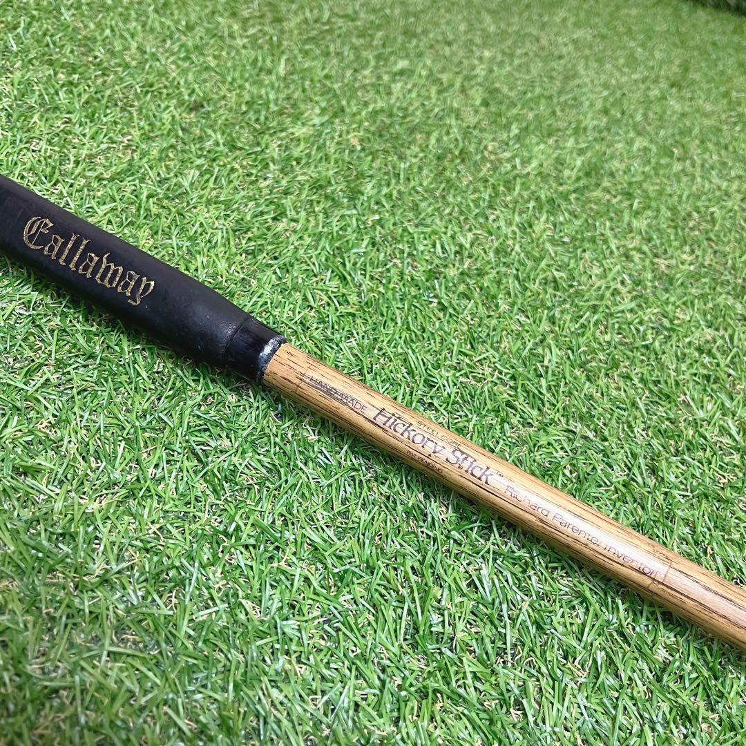 美品 Callaway ザ・ピュリスト ヒッコリー スティック パター34インチ