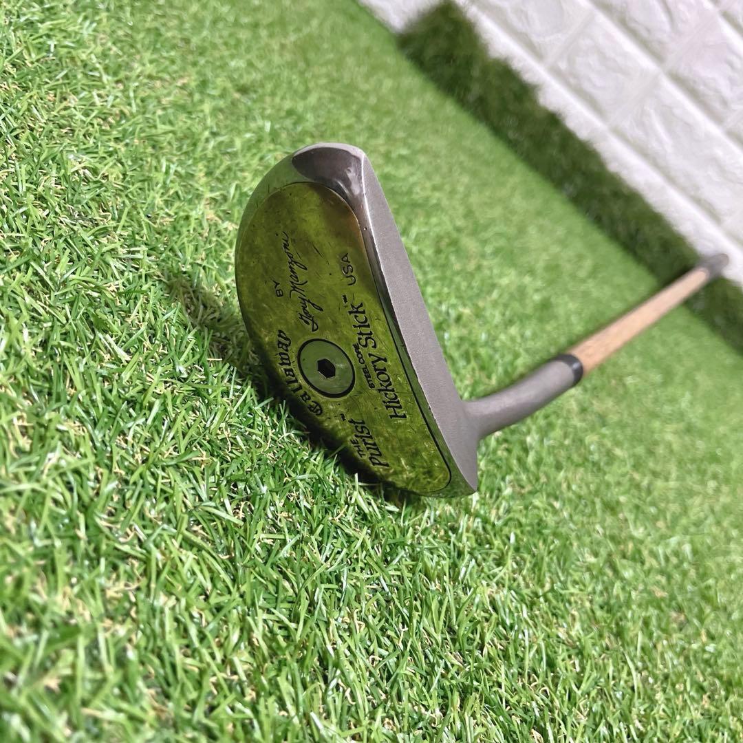 美品 Callaway ザ・ピュリスト ヒッコリー スティック パター34インチ