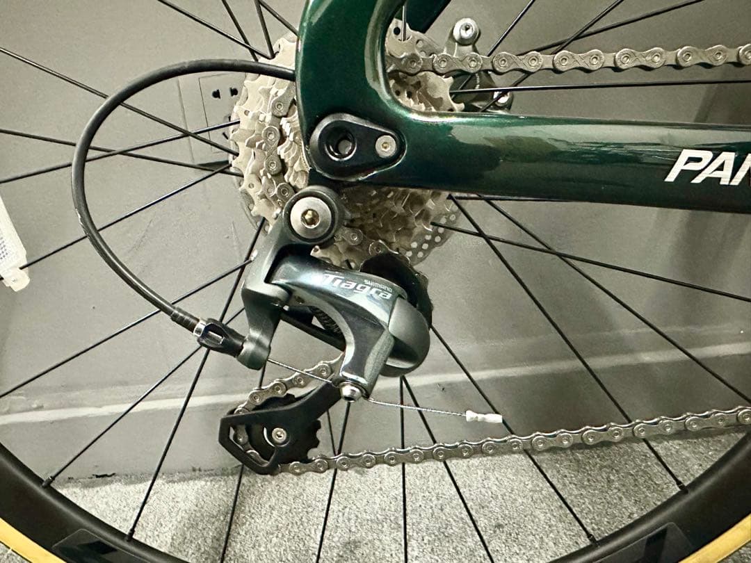 PANTHER カーボンロード 20速 油圧ディスク 48cm ダークグリーン