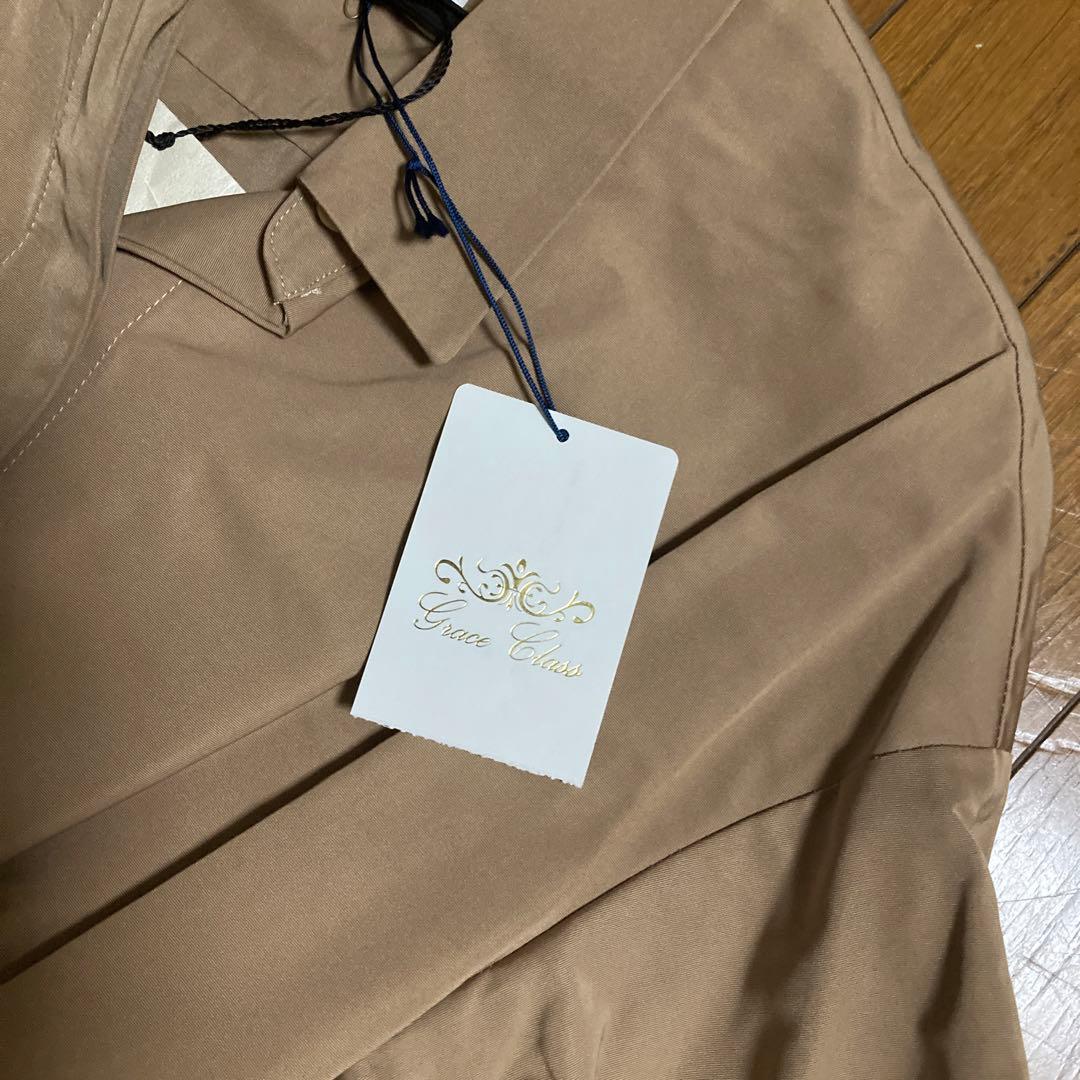 グレースコンチネンタル　グログランシャツワンピース　新品タグ付 スナイデル　36