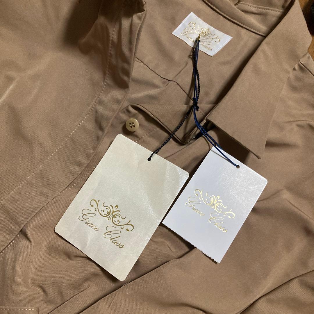 グレースコンチネンタル　グログランシャツワンピース　新品タグ付 スナイデル　36