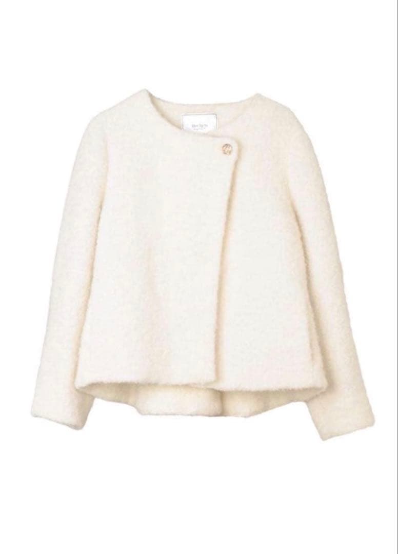 限定価格Herlipto Elise Boucle Peplum Coat