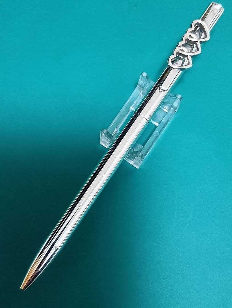 ヴィンテージ美品Tiffany & Co.　SV925トリプル ハートボールペン