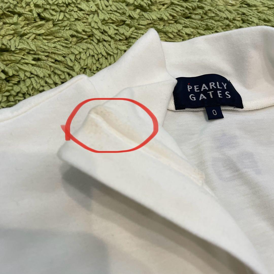 パーリーゲイツ PEARLYGATES モックネック ハーフジップ サイズ0