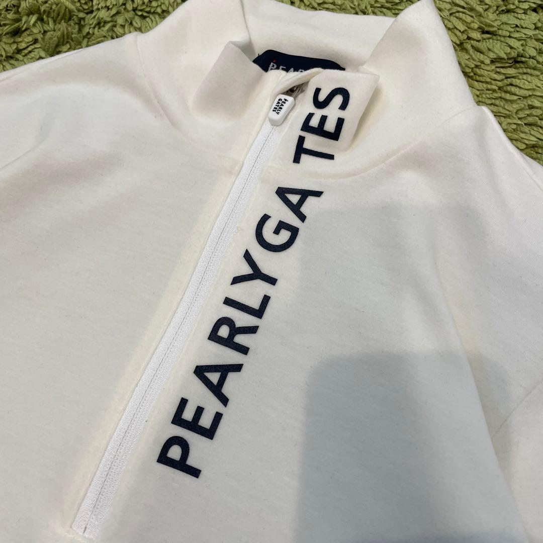 パーリーゲイツ PEARLYGATES モックネック ハーフジップ サイズ0