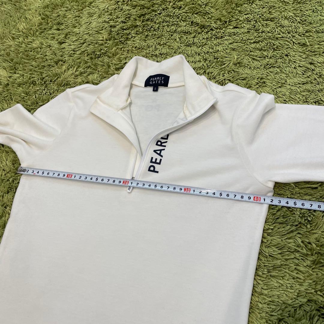 パーリーゲイツ PEARLYGATES モックネック ハーフジップ サイズ0