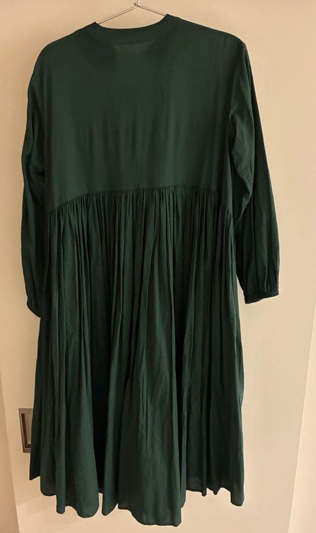 ビアズリー　ギャザーロングワンピース　サイズ0