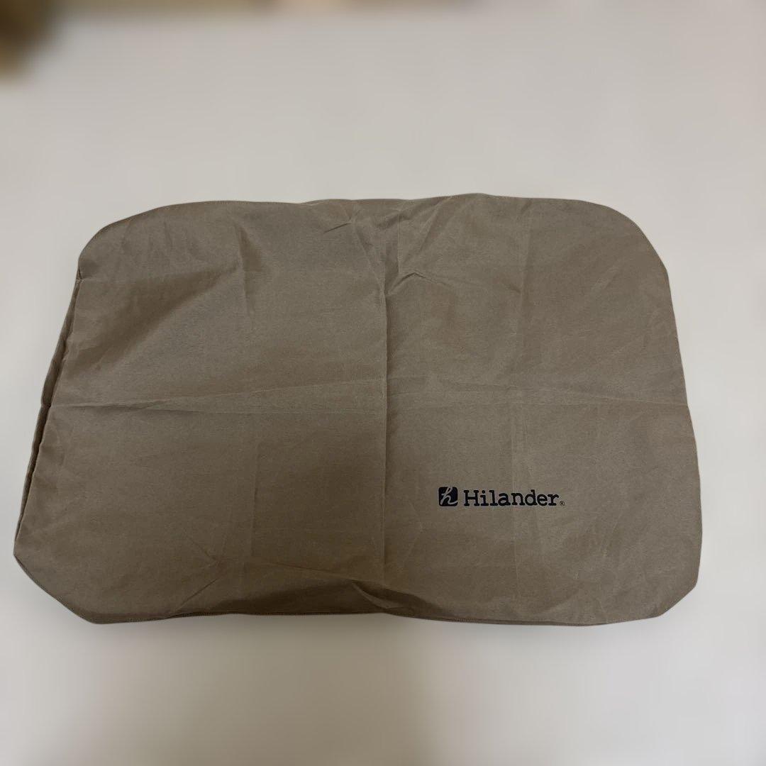 ①Hilander インフレータブルマット DX 8cm ベージュ まくら付き