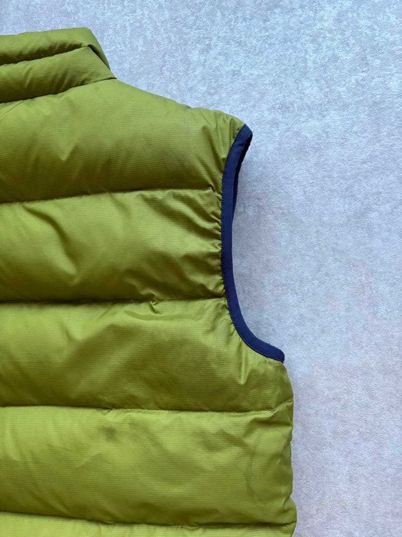 **i様 パタゴニア　キッズダウンベスト　グリーン　XL