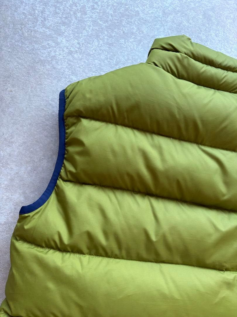 **i様 パタゴニア　キッズダウンベスト　グリーン　XL
