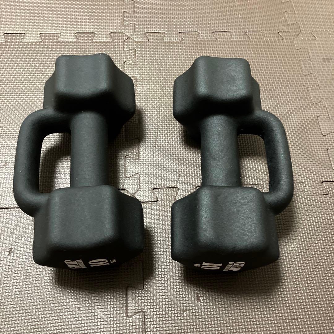 【最終価格】La-VIE ラヴィ　グリップダンベル10kg×2