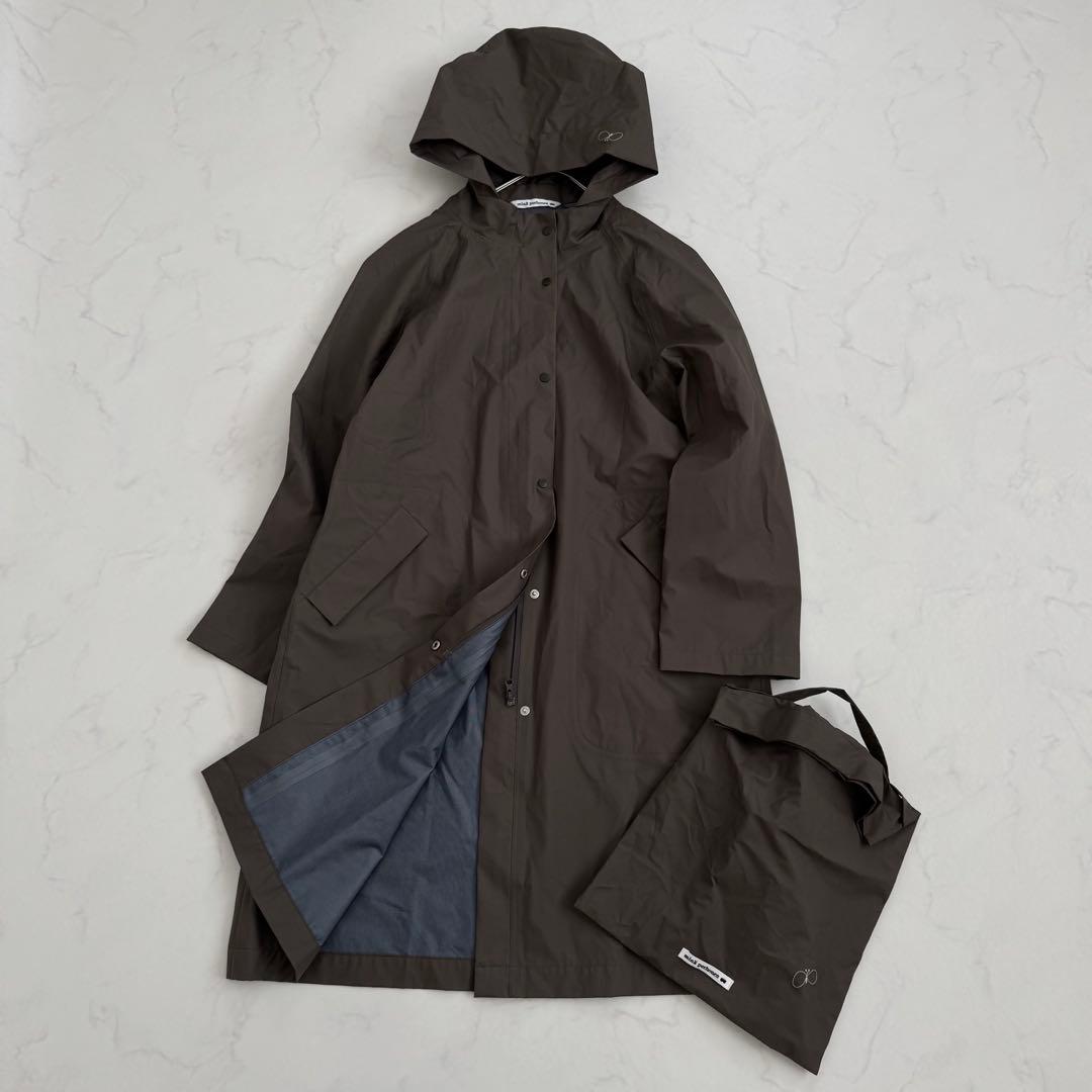 bois de cerf ミナペルホネン レインコート チョウチョ刺繍