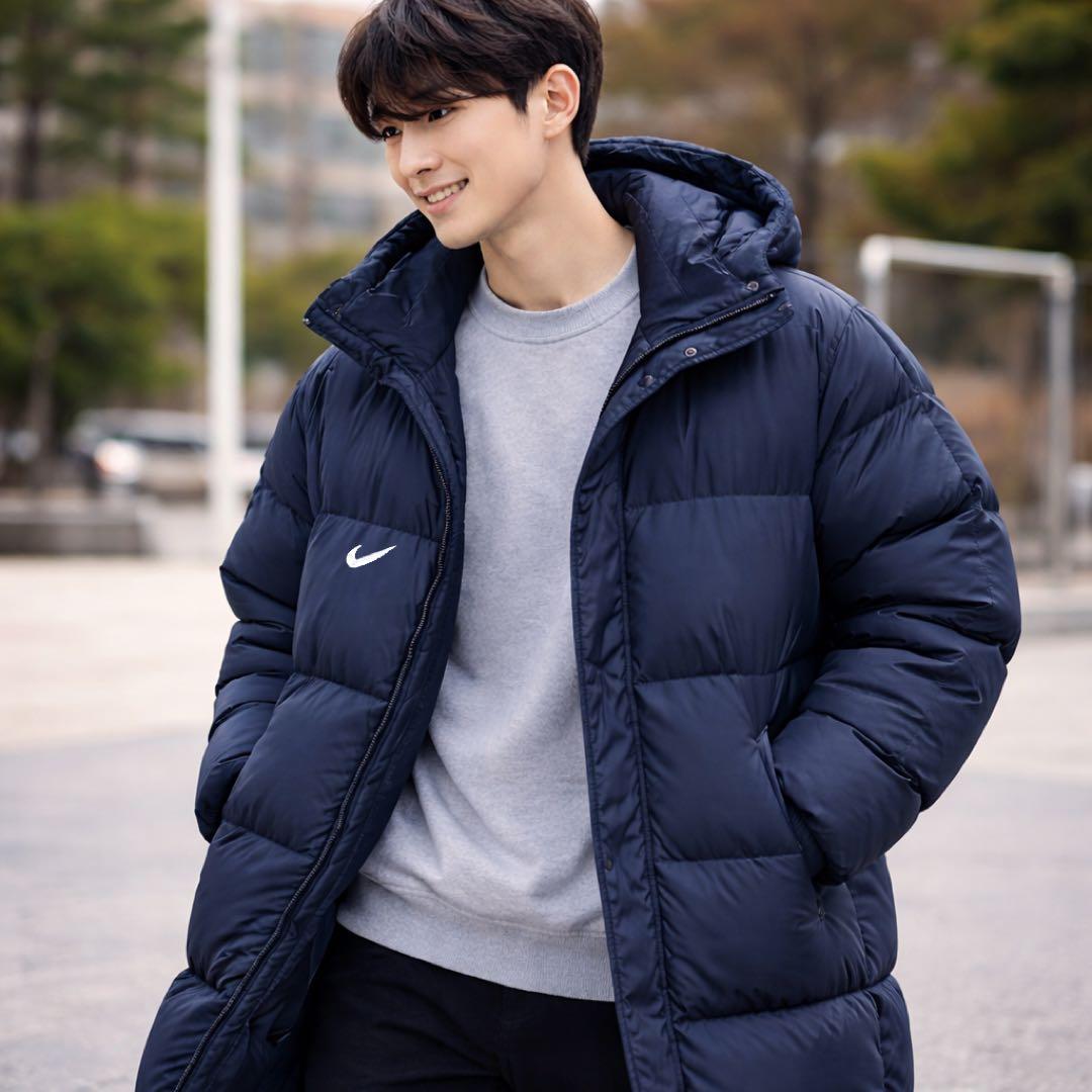 y*m様 美品✨ Nike　ベンチコート　L　肉厚 極暖 ロング ダウンコート