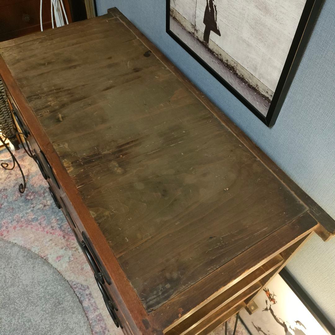 昭和レトロ 時代家具 リメイク 脚付き箪笥