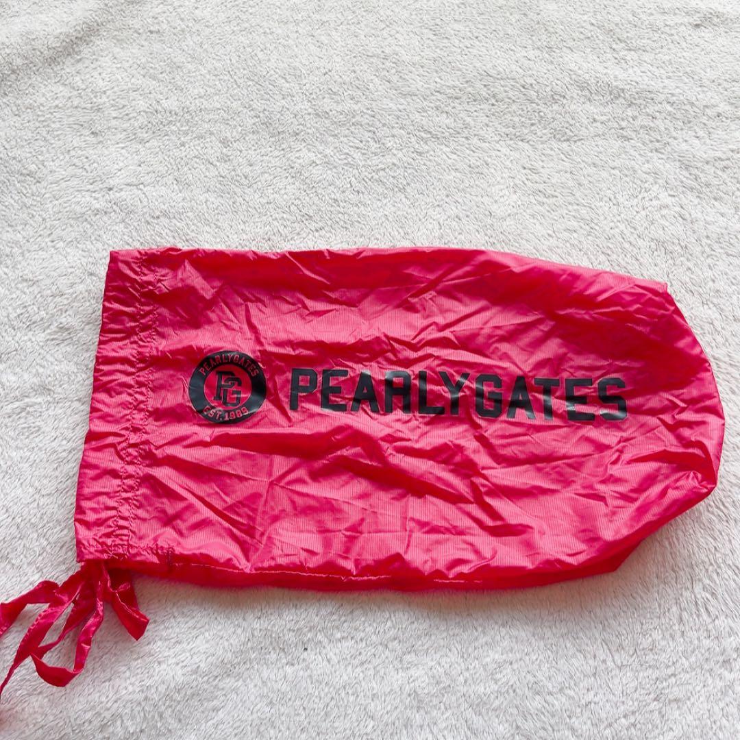 極美品　パーリーゲイツ 2way　ダウン　ジャケット　ベスト　ピンク　収納