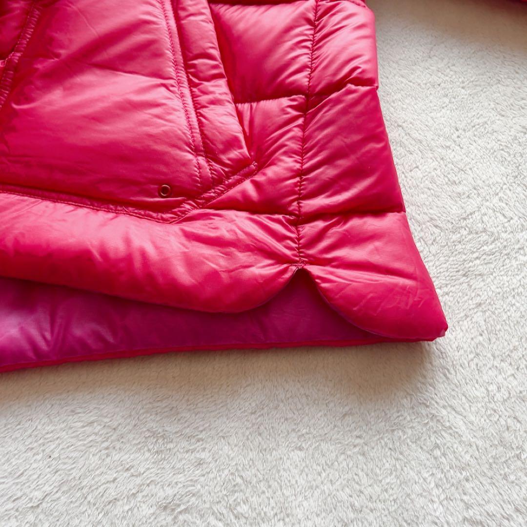 極美品　パーリーゲイツ 2way　ダウン　ジャケット　ベスト　ピンク　収納