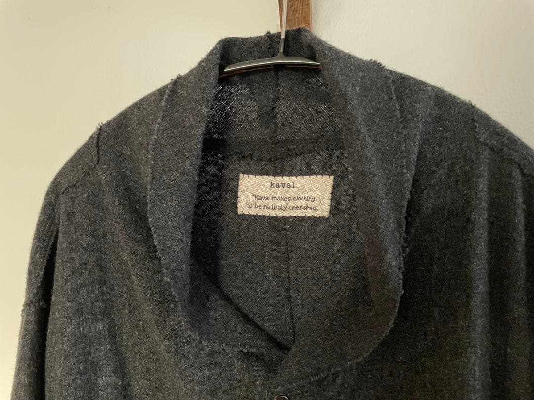 ジャケット・アウター kaval wool cashmere coat size S