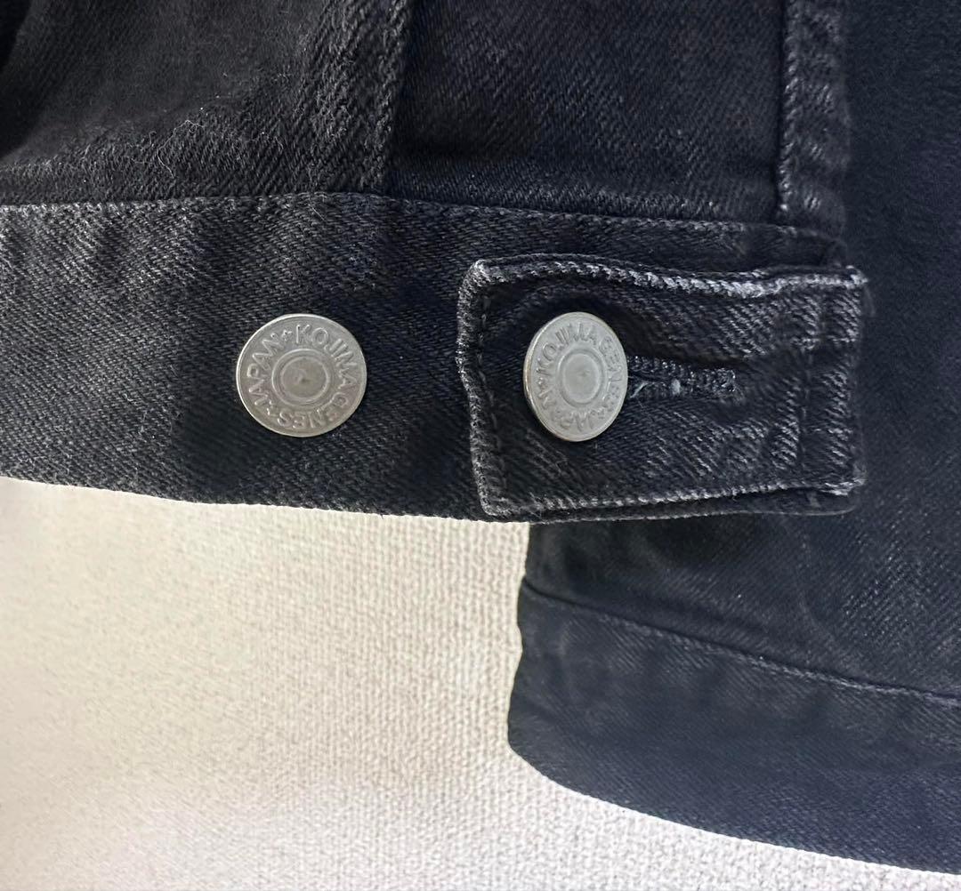 児島デニムジャケット　ブラック　xxlサイズ