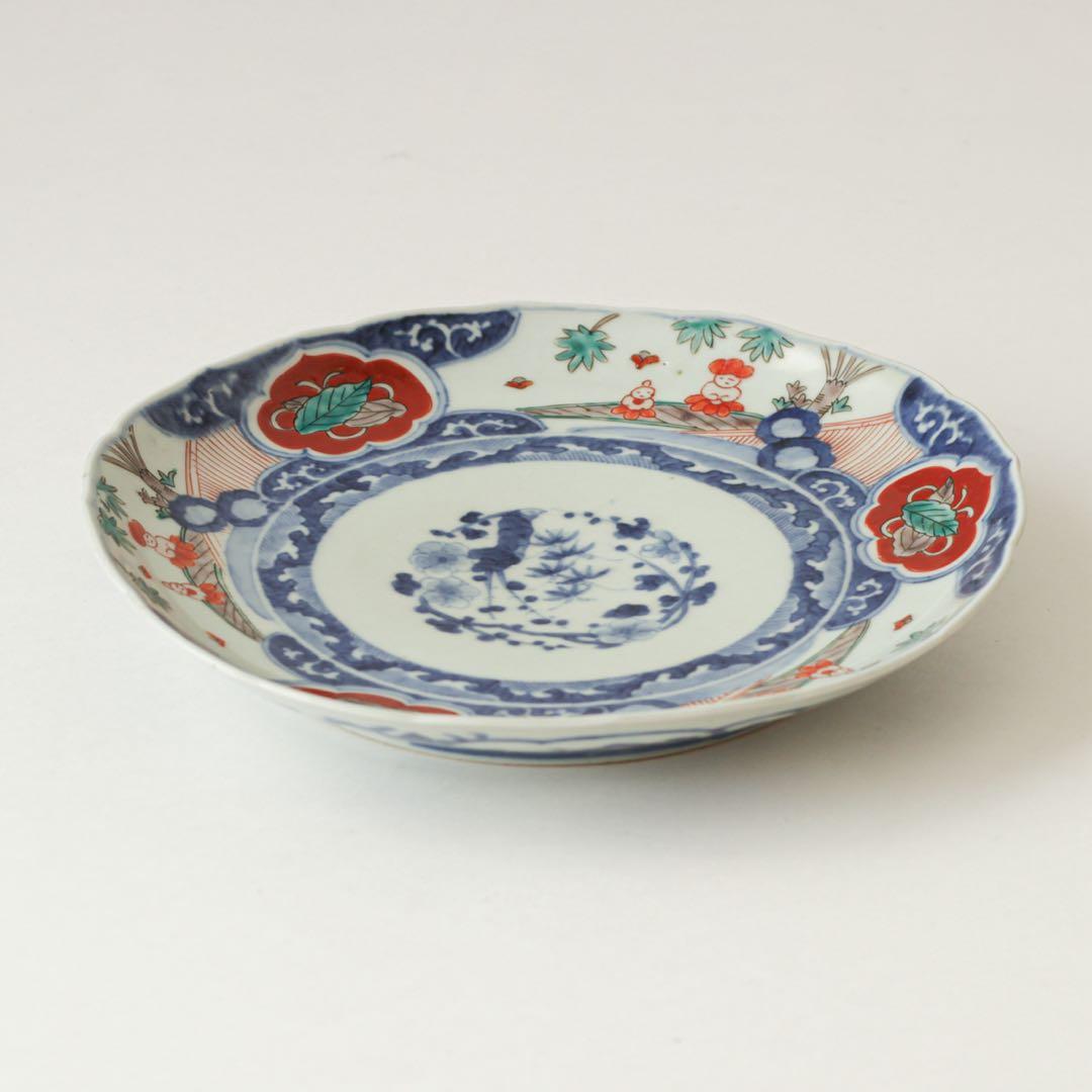 伊万里　古伊万里　江戸　色絵　7寸　皿　金継ぎ　材料