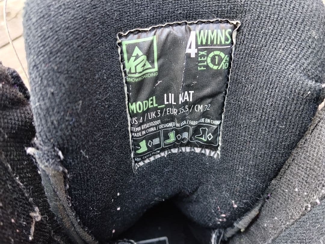 子供スノーボード3点セット RECKLESS 118 ビンディング ブーツ 22