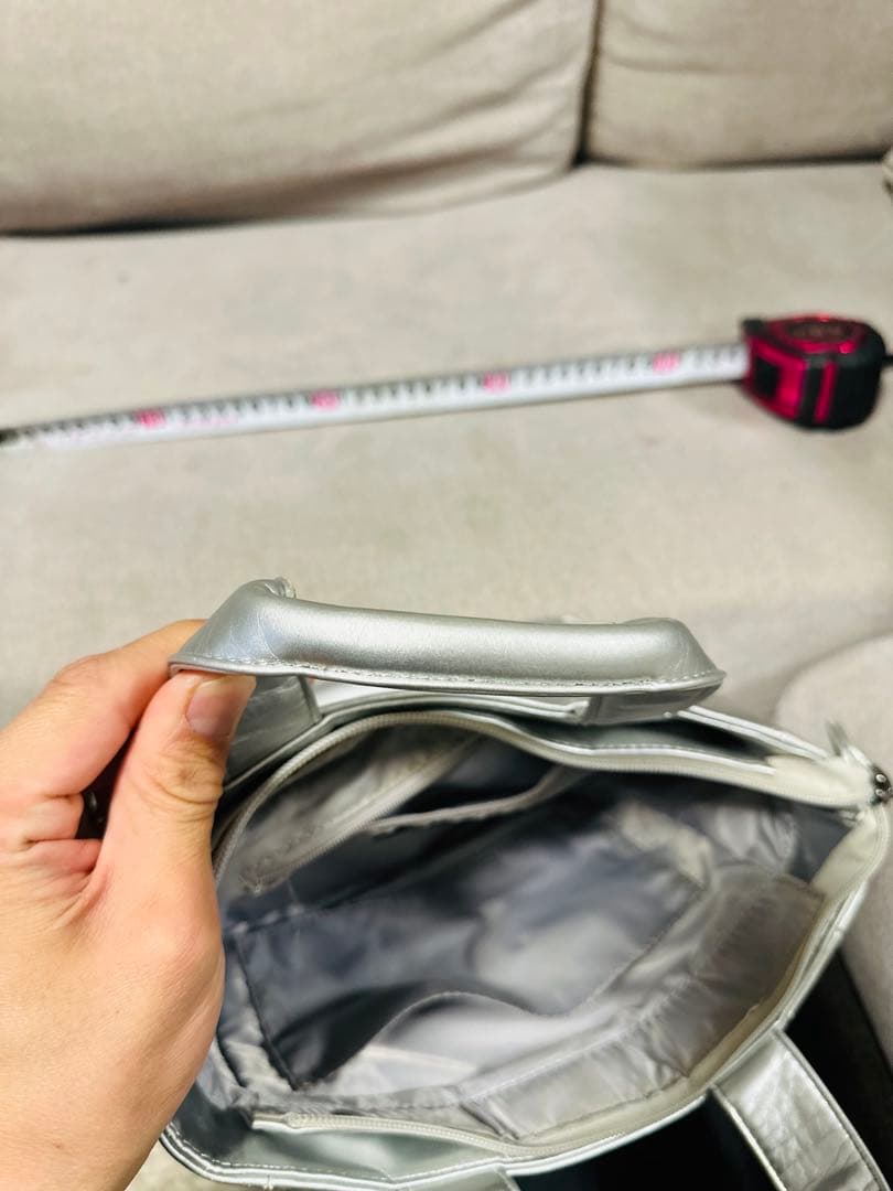 マスターバニーエディション バットマンバッグ シルバー