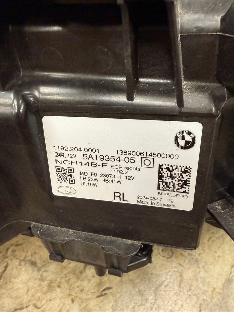  純正 LED ヘッドライト RH ★4シリーズ対応 ⑥クーペ　カブリオレ