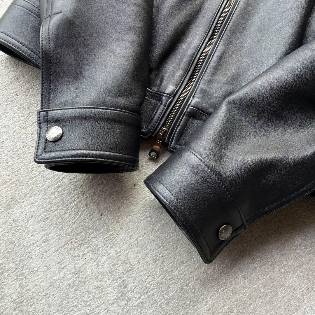 EMMETI エンメティ JAN ジャン シープスキン レザーライダース