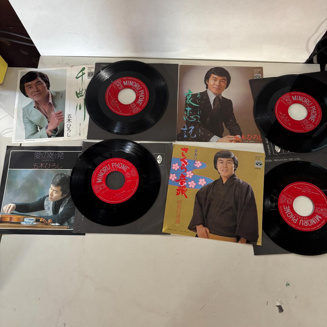 五木ひろし シングルレコード　48 タイトル　まとめて