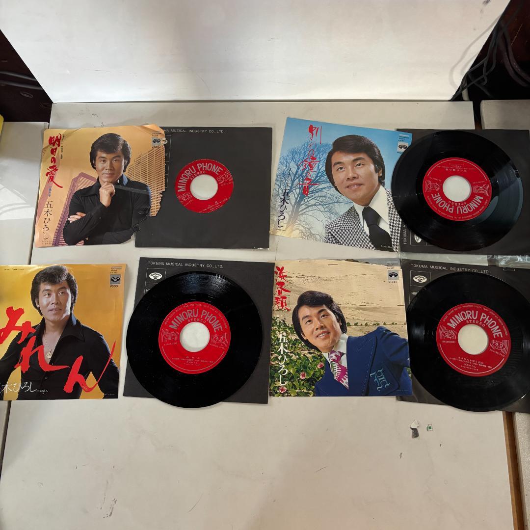 五木ひろし シングルレコード　48 タイトル　まとめて