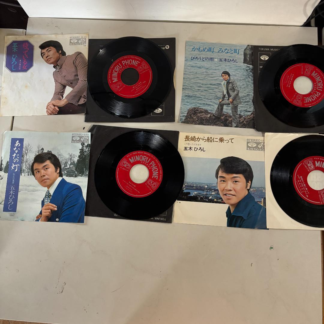 五木ひろし シングルレコード　48 タイトル　まとめて