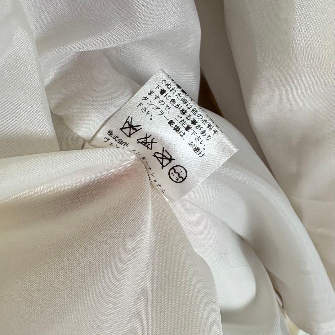 レア LIZLISA ポンポン ファー 花柄 ケープ ポンチョ 平成 y2k