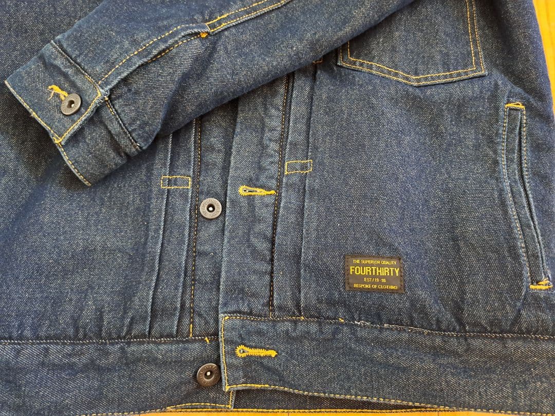 430 FOURTHIRTY STORMRIDER JACKETデニム ボア