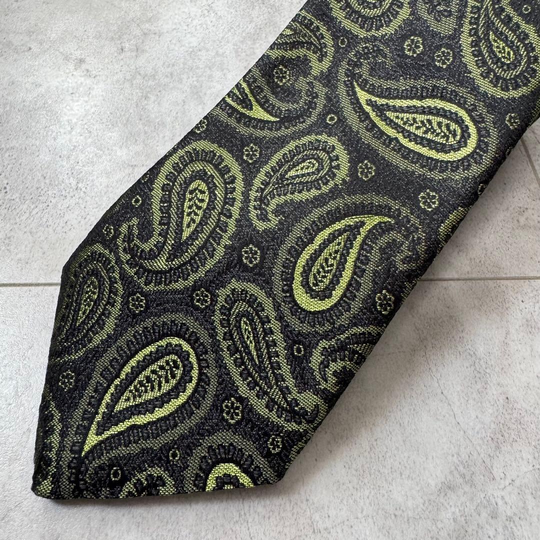 ベッケン ETRO ペイズリージャガードネクタイ②