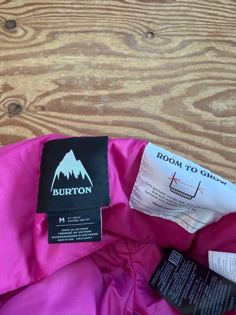 BURTON バートンガールズウェア上下　Mサイズ