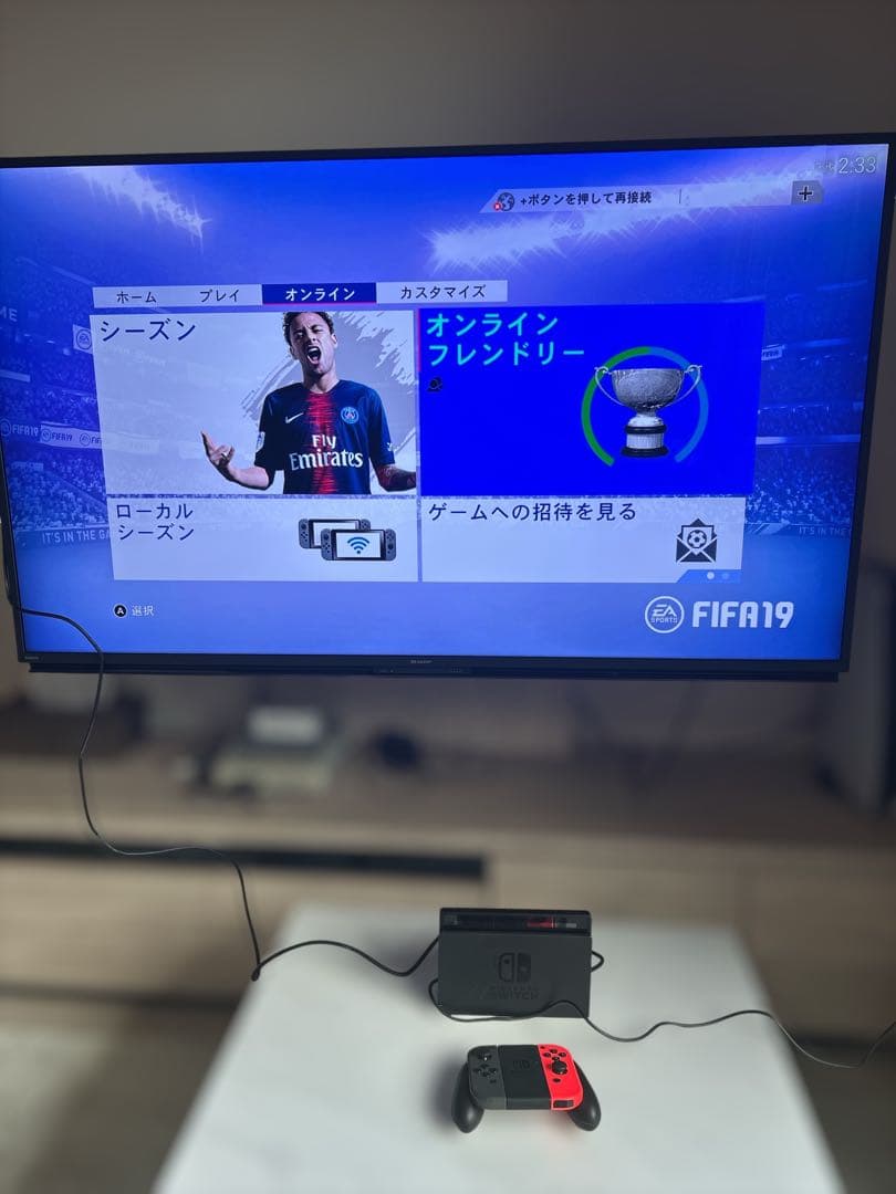 Nintendo Switch 本体セット FIFA19付 動作確認済