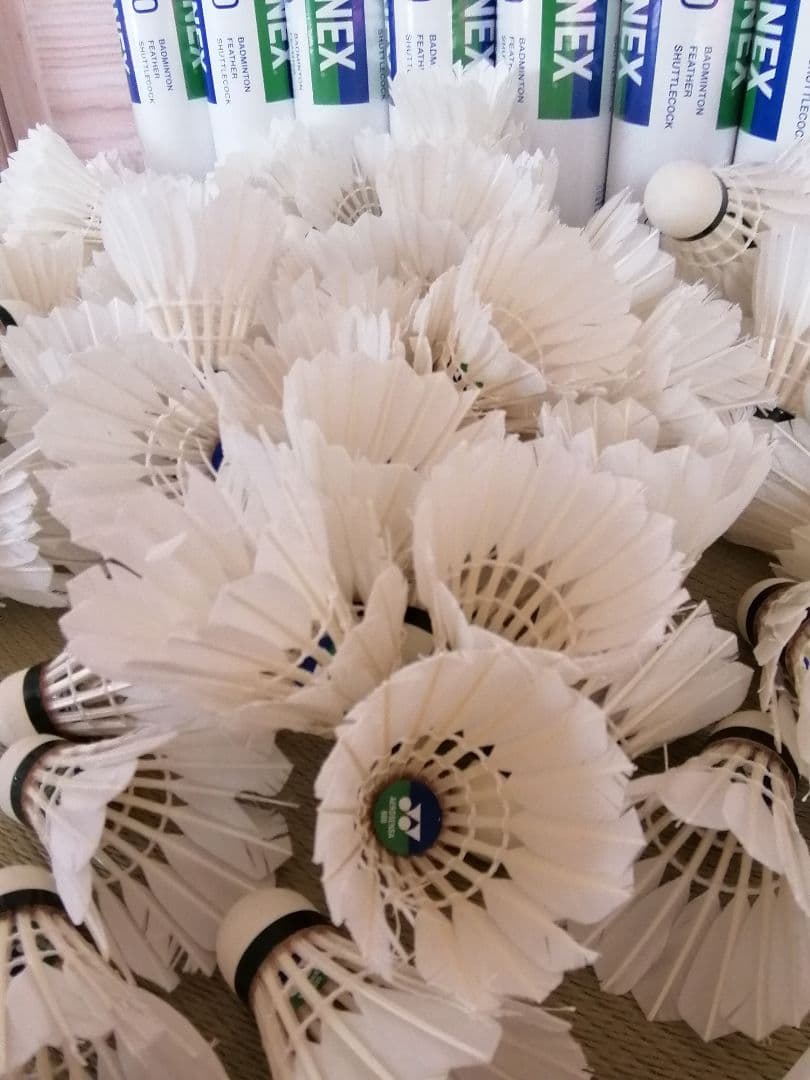 バドミントン　エアロセンサ600 ノック用　中古使用済みシャトル