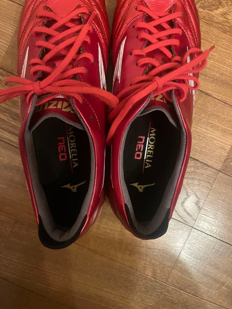 モレリアネオ4 JAPAN 27.0cm ルビーレッド×ホワイト