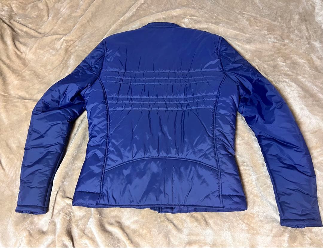 極美品 DIESEL シングル ライダース ジャケット ネイビー　X L