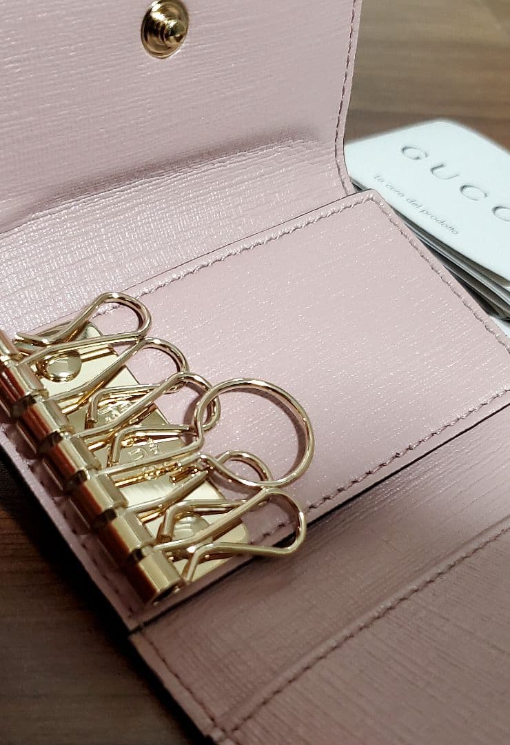 【 美品・正規品 】 GUCCI グッチ GGスプリーム 6連　キーケース　革
