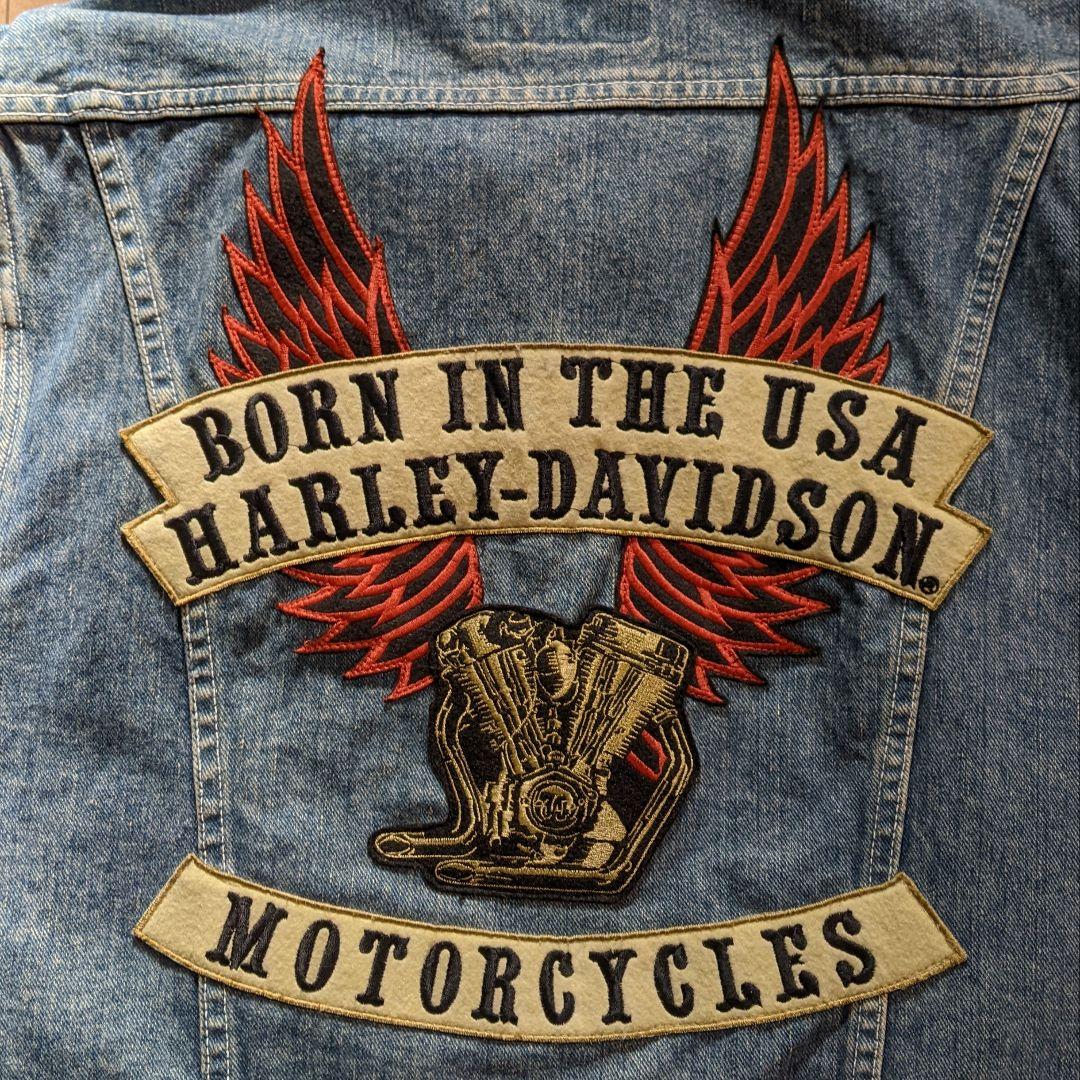 Harley-Davidson デニムベスト　Gジャン