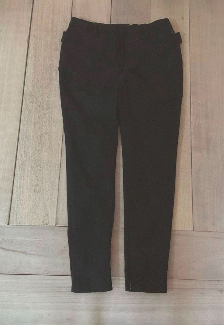 美品st ANDREWSスタッズ装飾ループスリムフィット ストレッチパンツL