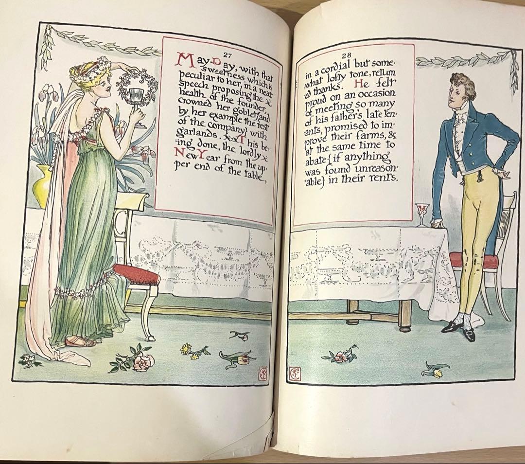 SALE! No441希少 アンティーク 古書 洋書 絵本 ウォルター・クレイン