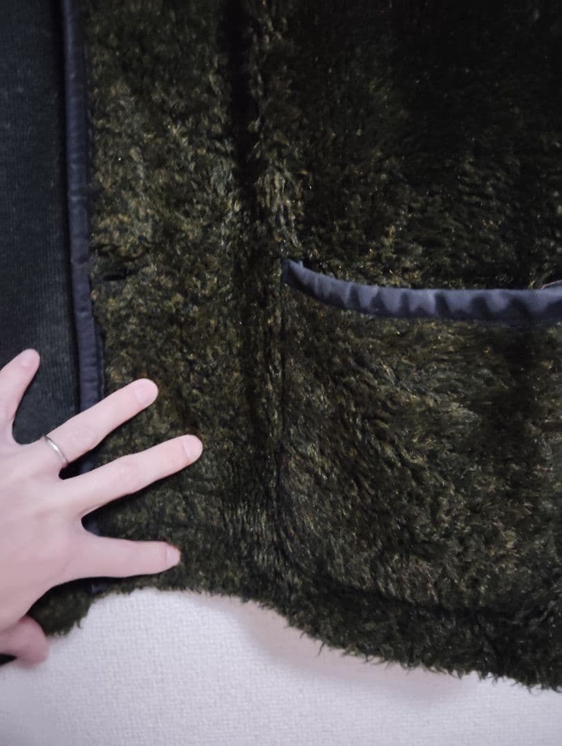 【推定60s】LUIGI カナダ製 ヴィンテージ ガウンジャケット　グリーン