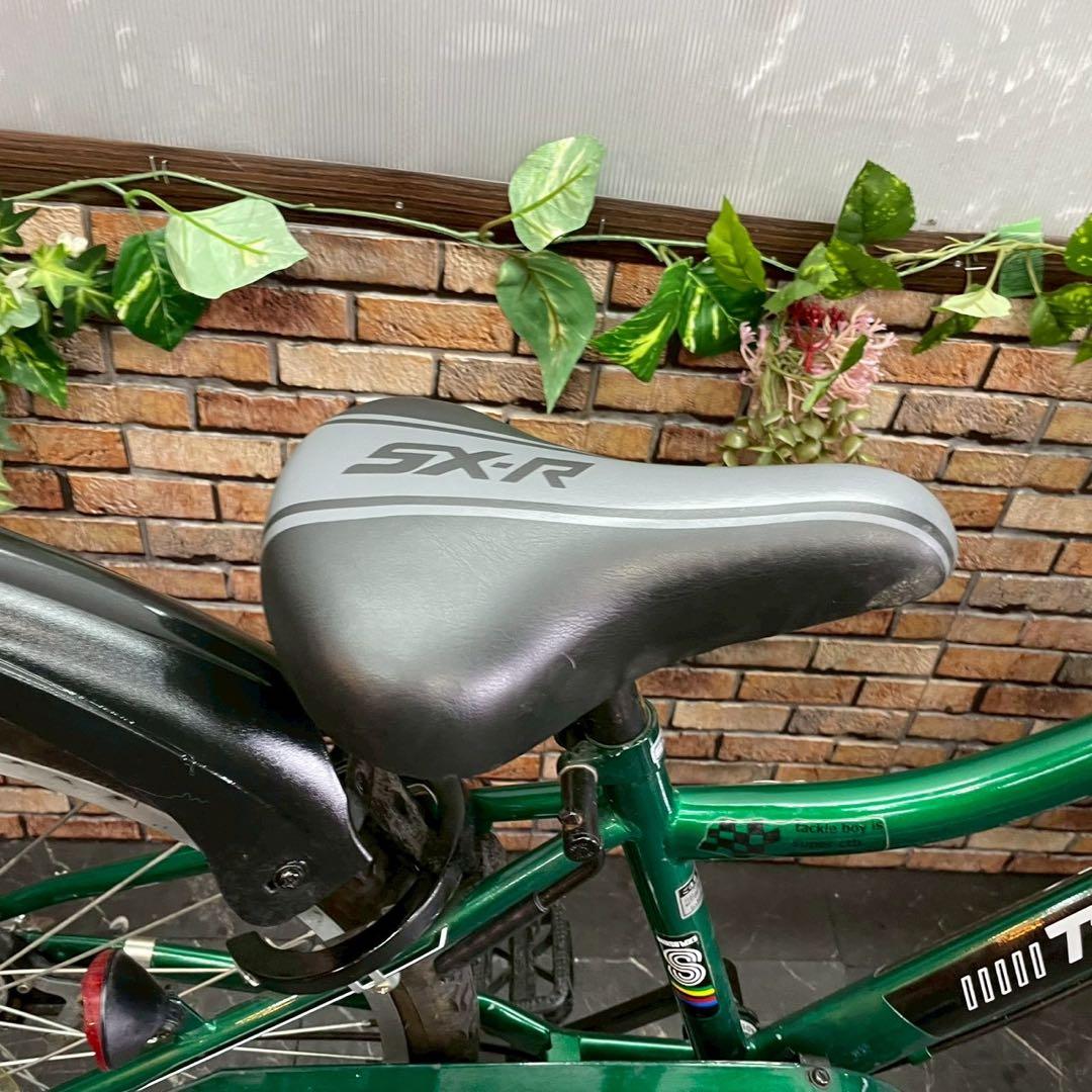 【105】子供用自転車 子供車 TACKLE BOY グリーン 24インチ