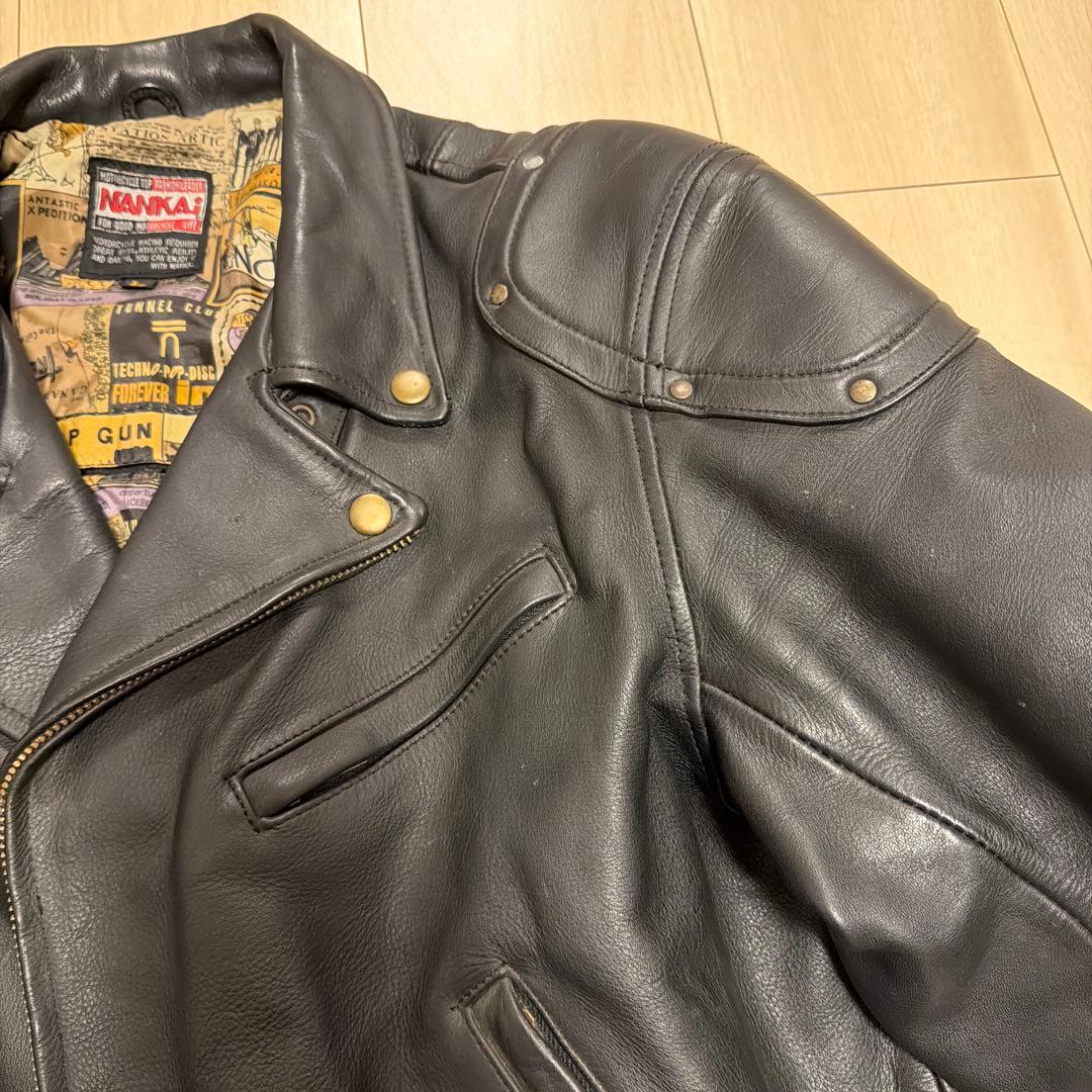 NANKAI ライダースレザージャケット Lサイズ 黒