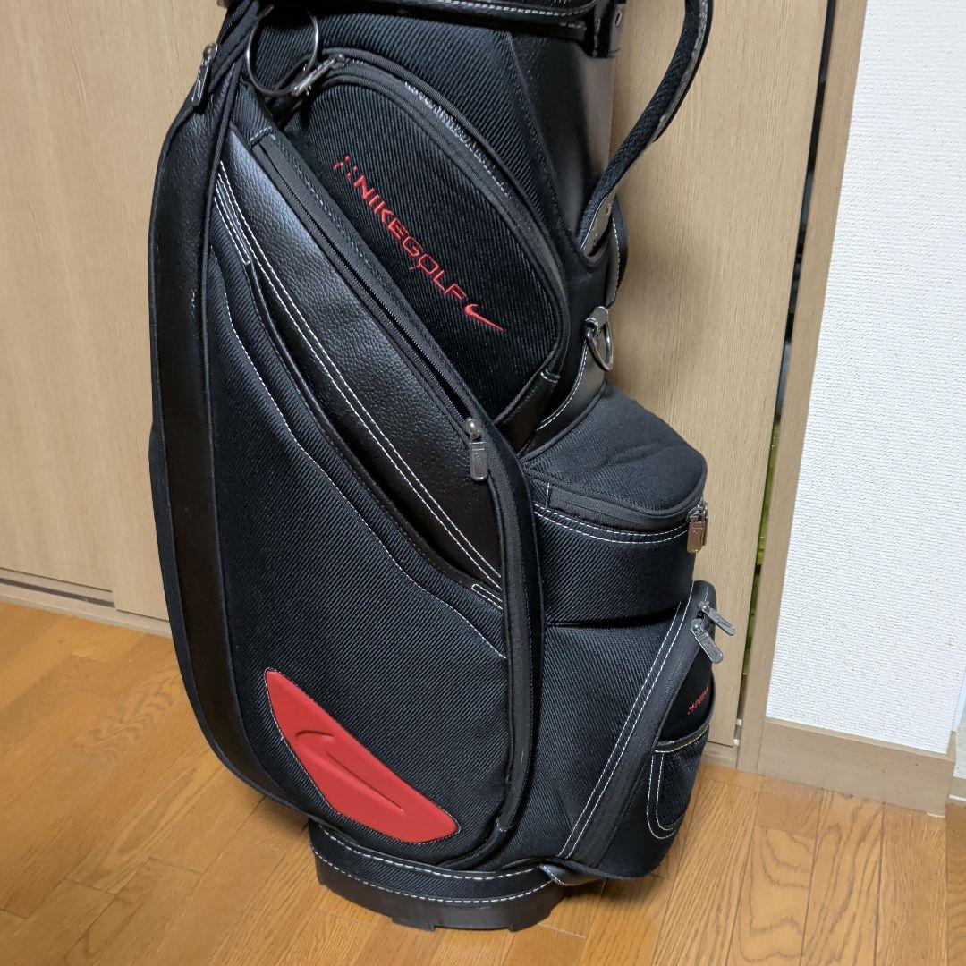 NIKE GOLF キャディバッグ ブラック/レッド