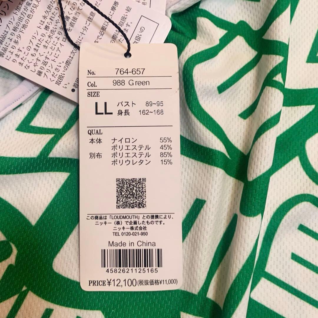 新品■12,100円【ラウドマウスゴルフ】LL レディース　ノースリーブウェア