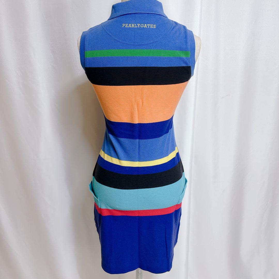 PEARLY GATES パーリーゲイツ ゴルフ ワンピース ボーダー サイズ0