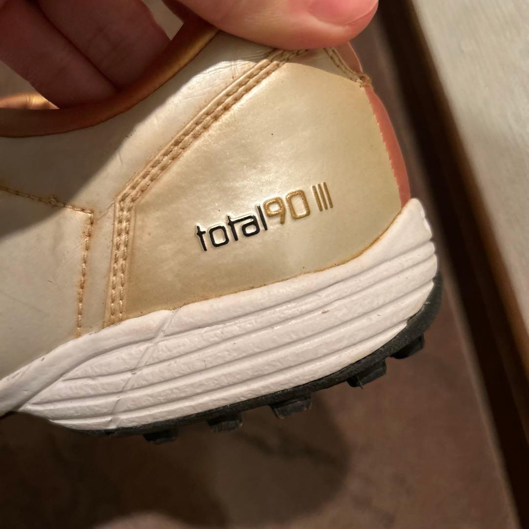 【レア】Nike total 90 Ⅲ ホワイト/ゴールド トレーニングシューズ