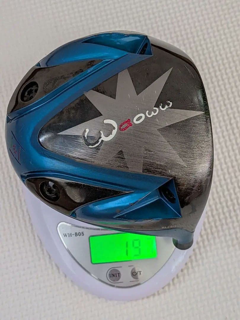 Waoww-RV-555ドライバー ヘッド パーツ（青）ヘッドカバー付属